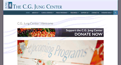 Desktop Screenshot of cgjungcenter.org