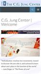 Mobile Screenshot of cgjungcenter.org
